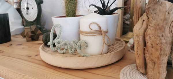 Mini love en tricotin